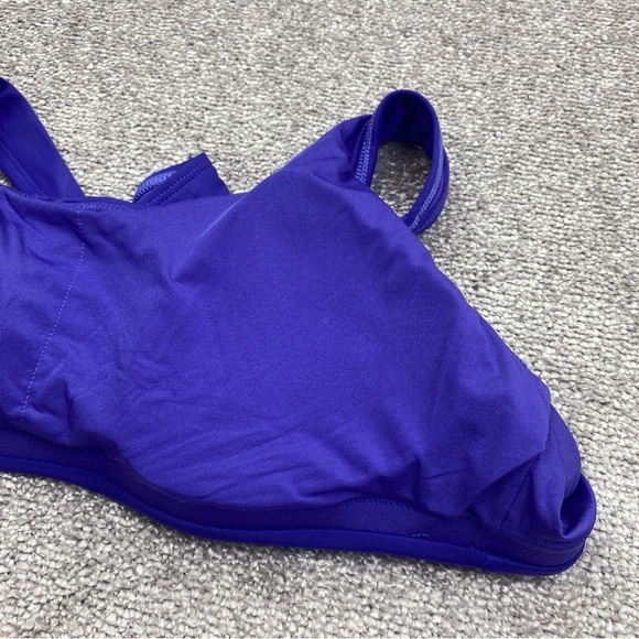 Andie The Caledonia Top Medium Blue Lapis Sports Bra Cross Back Swim AT200-LAP - Picture 5 of 8